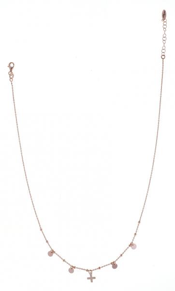 Girocollo Prega&Ama in argento925 con croce - cod.61178
