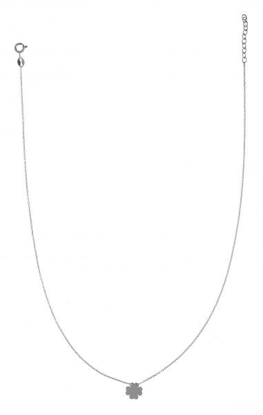 Girocollo Prega&Ama in argento925 con quadrifoglio - cod.61175